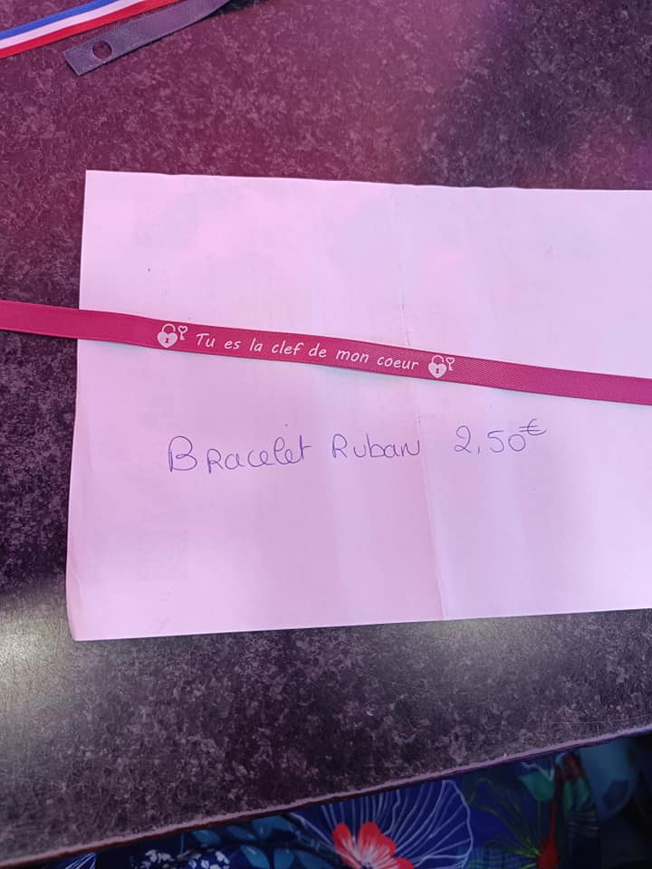 Bracelet tu es la clef de mon coeur