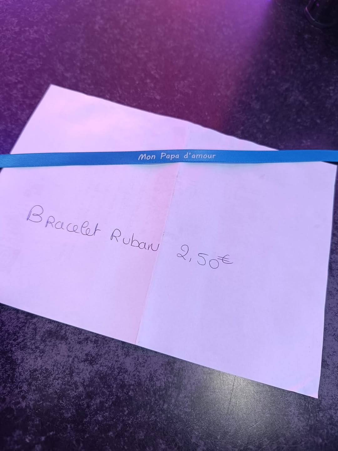 Bracelet mon papa d'amour