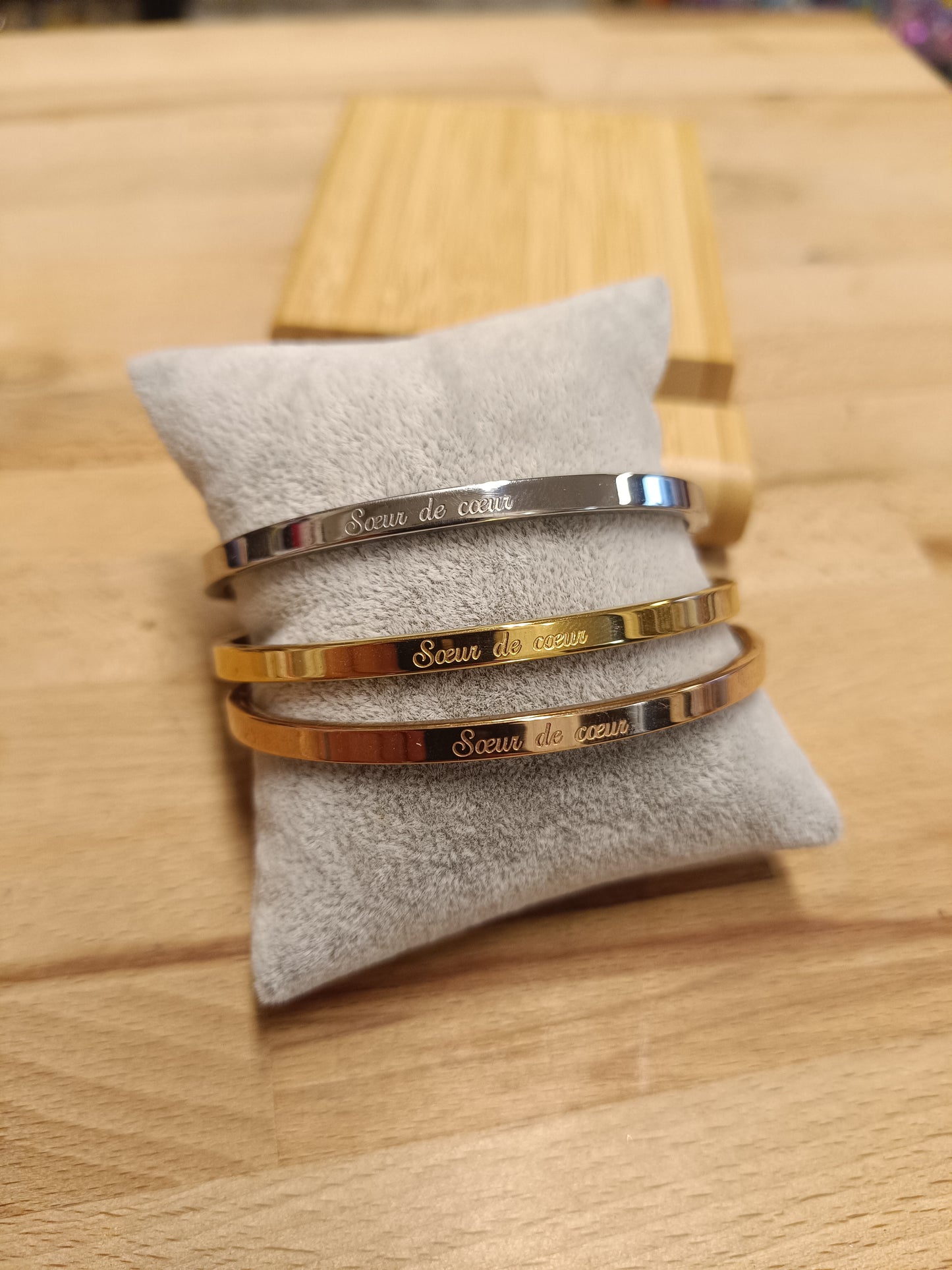 Jonc " soeur de coeur"