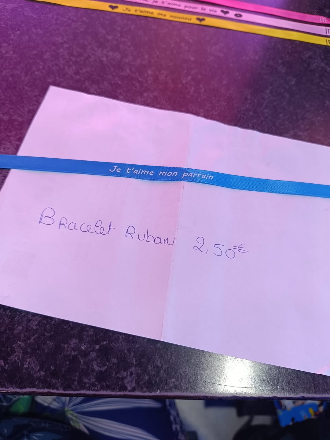 Bracelet je t'aime mon parrain