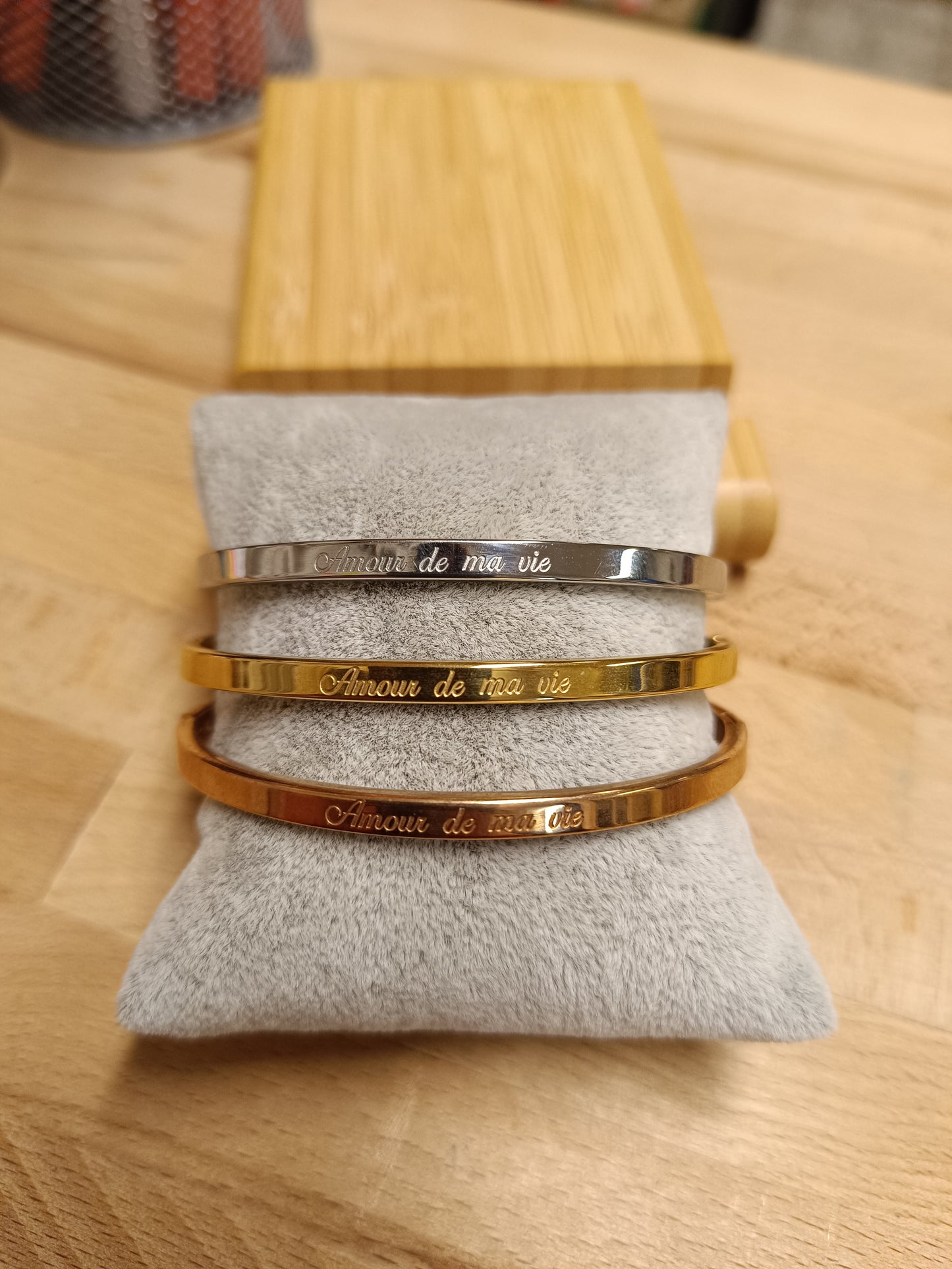 Jonc " amour de ma vie"