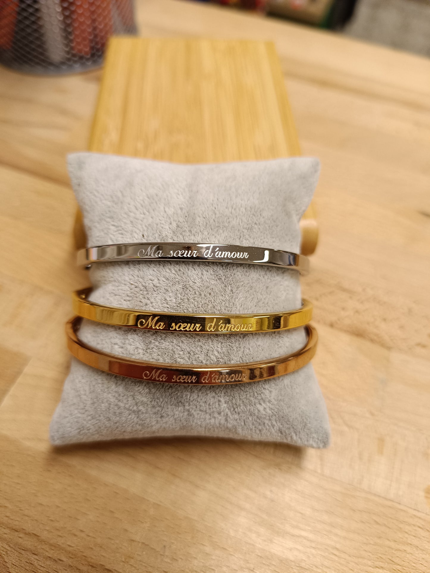 Jonc " ma soeur d'amour "