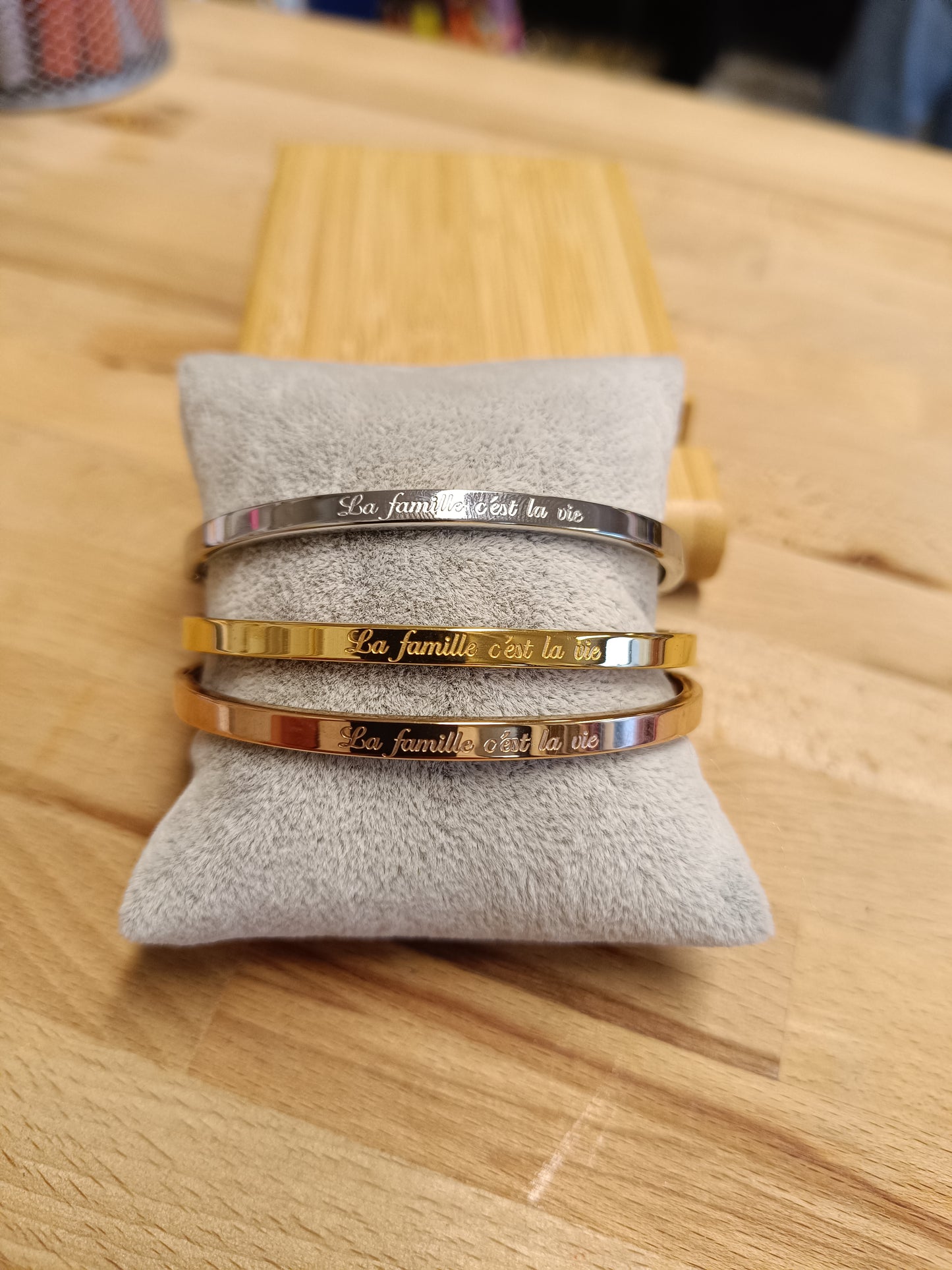 Jonc " la famille c'est la vie "