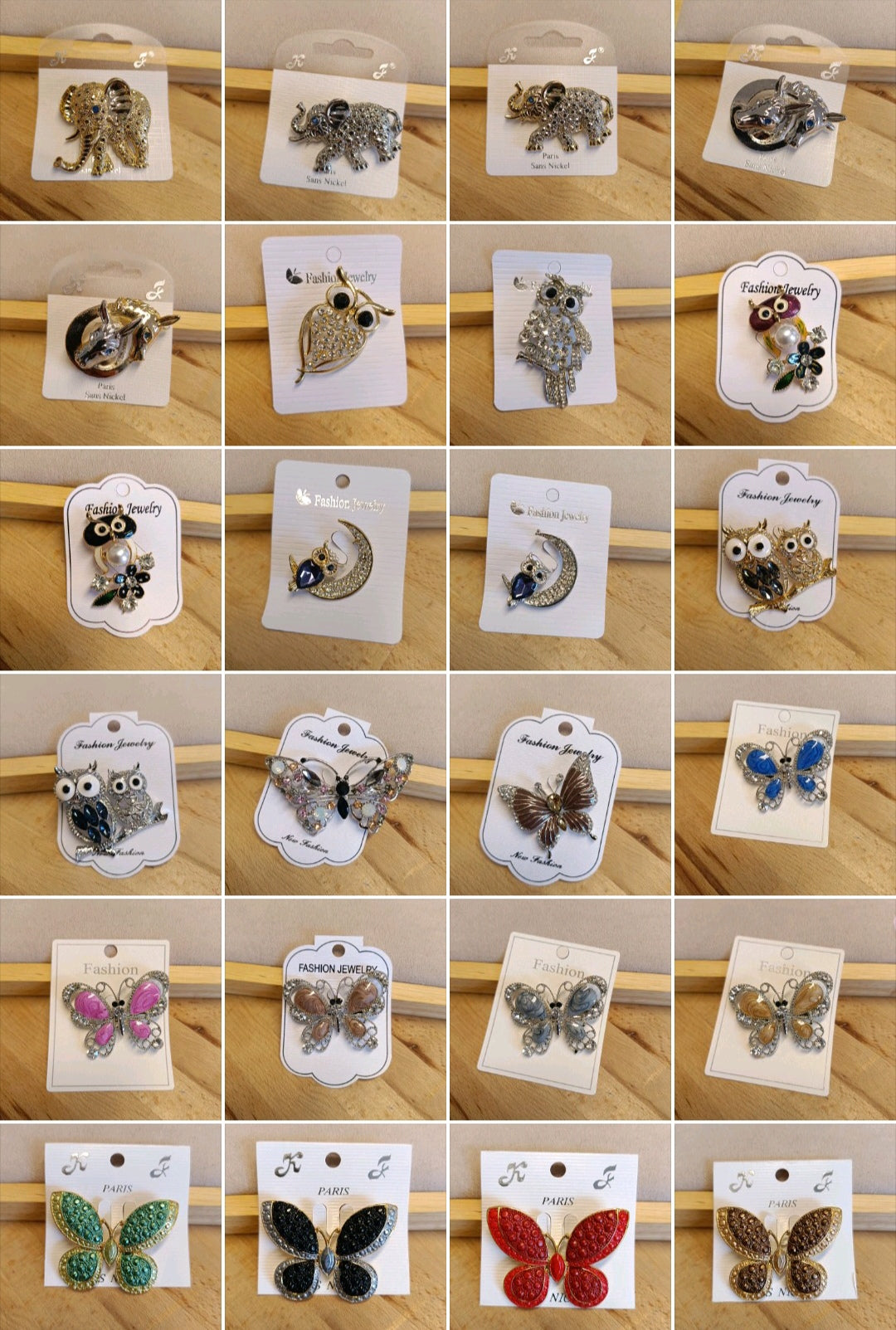 Broches fantaisie