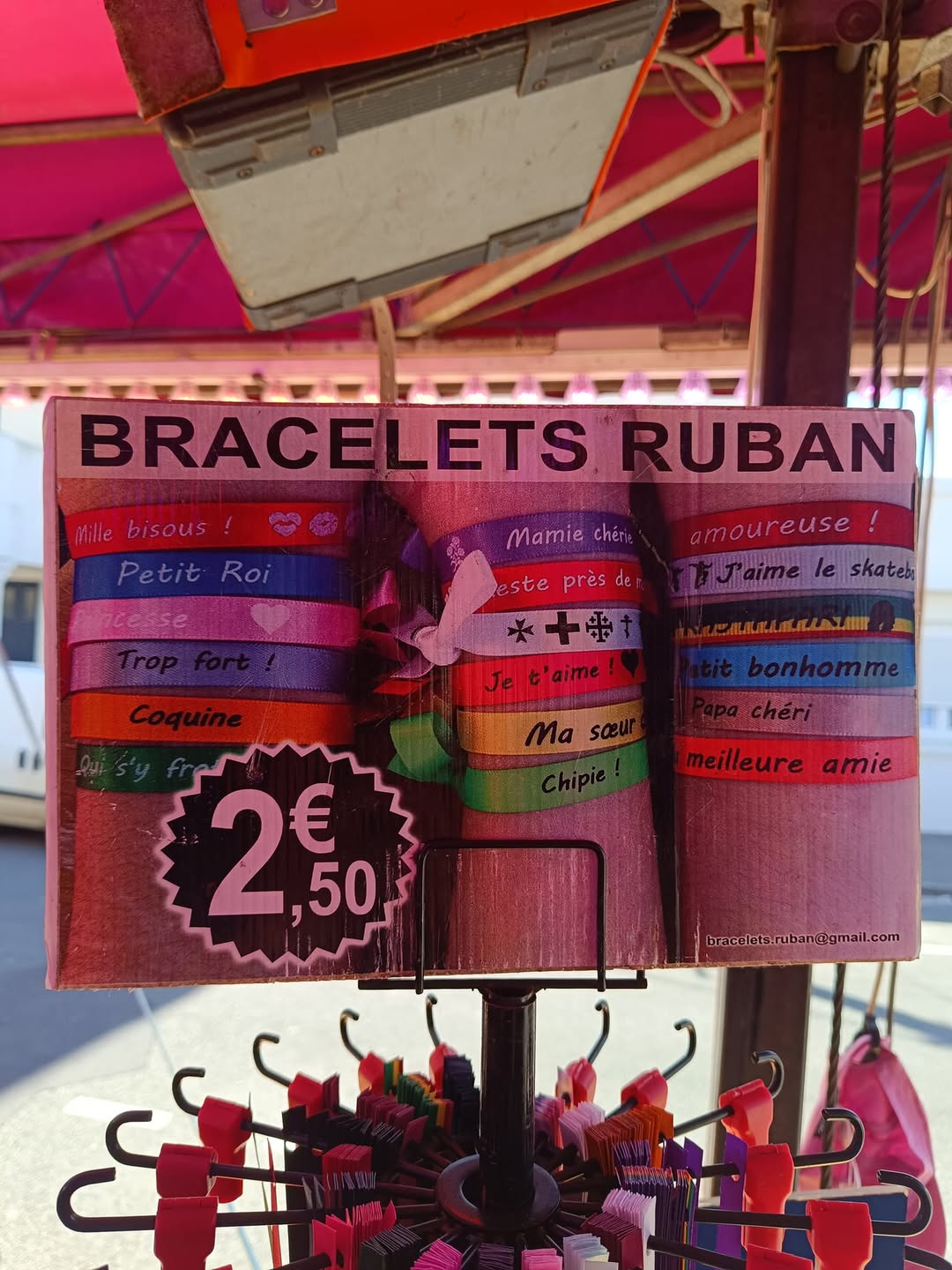 Bracelets rubans