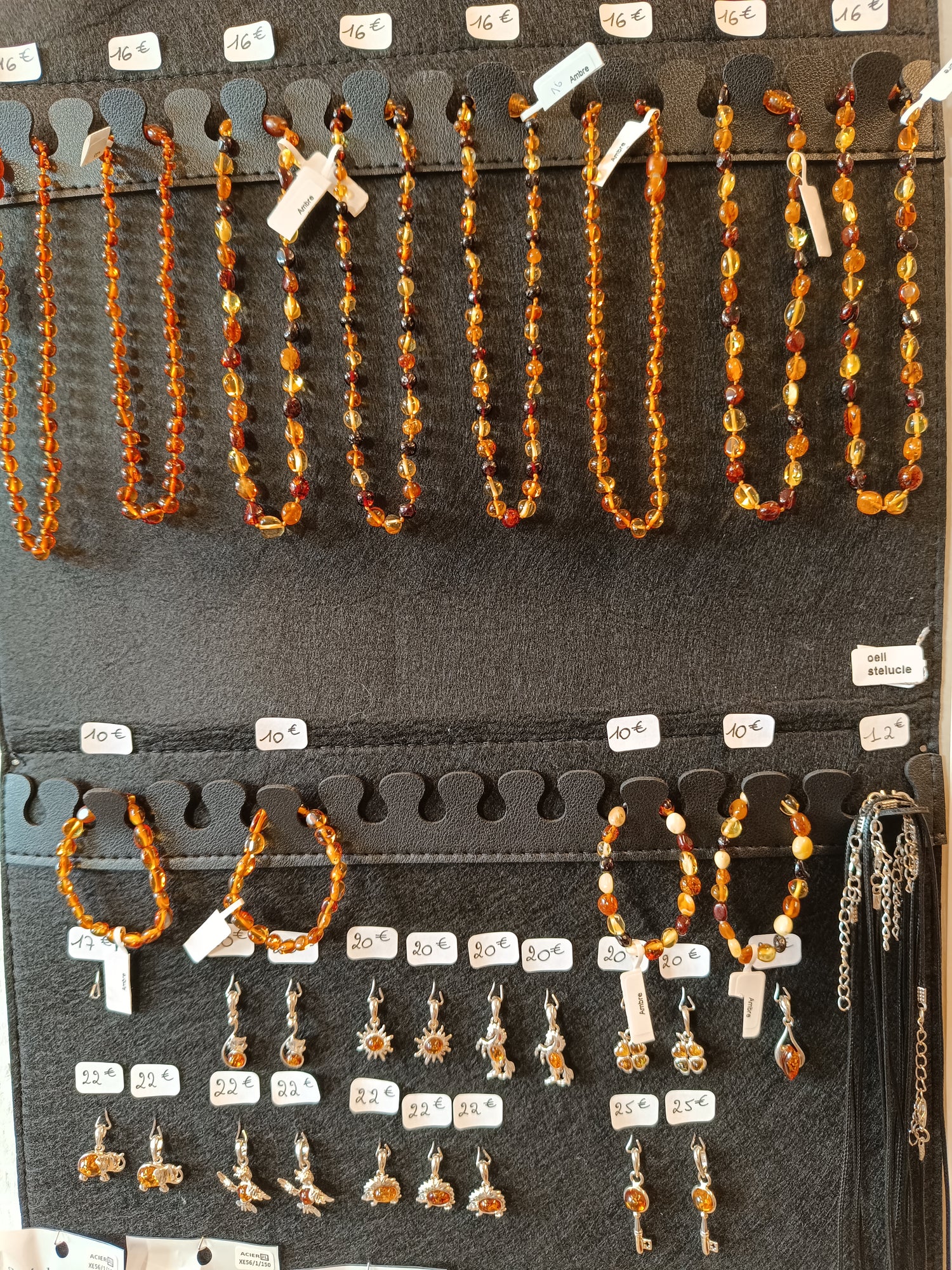 Bijoux en ambre / argent