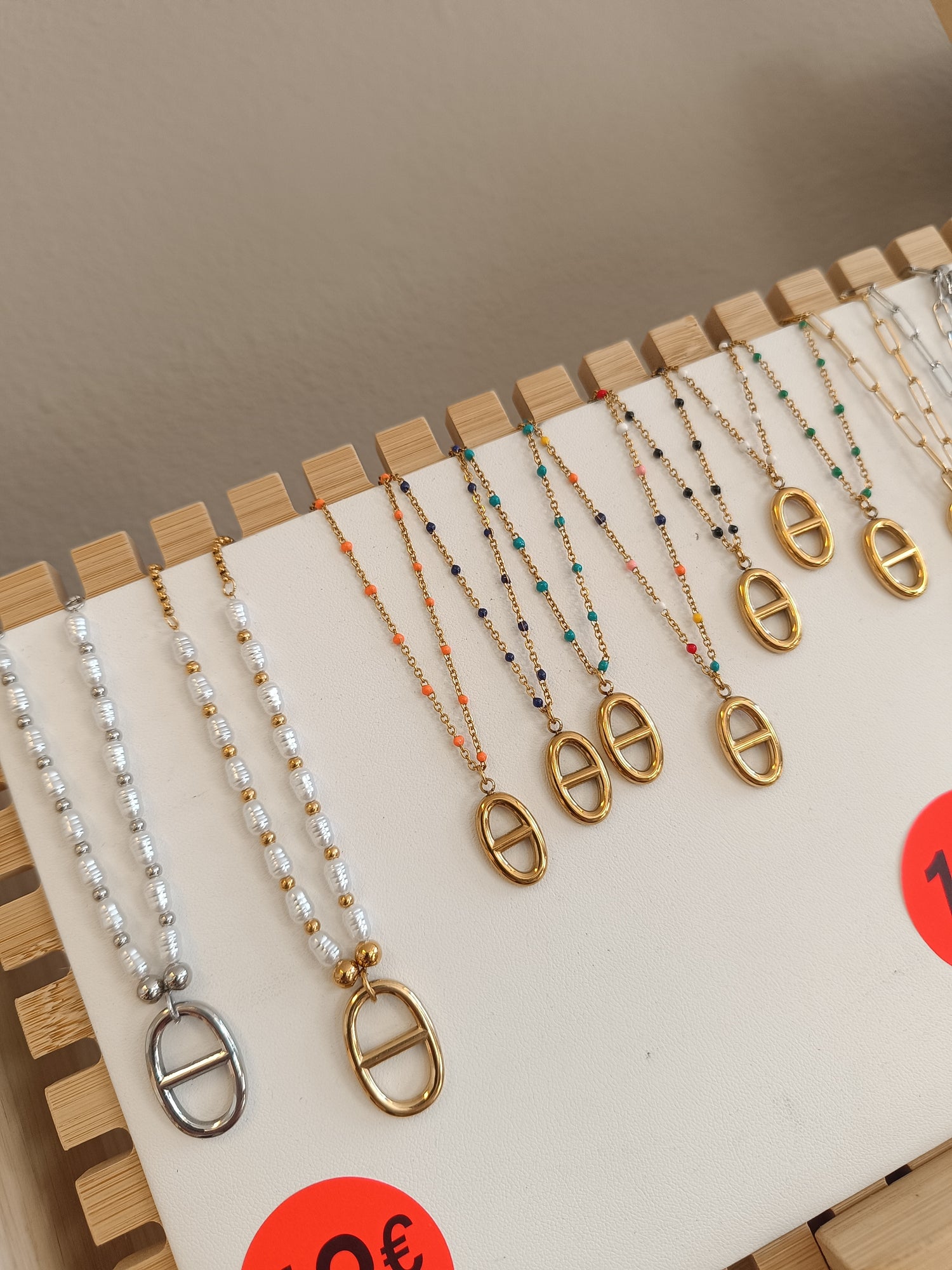 Bijoux maille marine