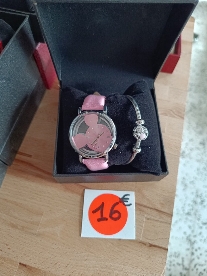 Montre rose