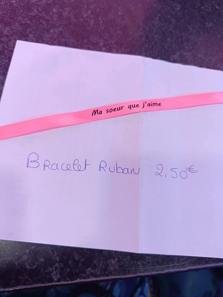 Bracelet ma soeur que j'aime