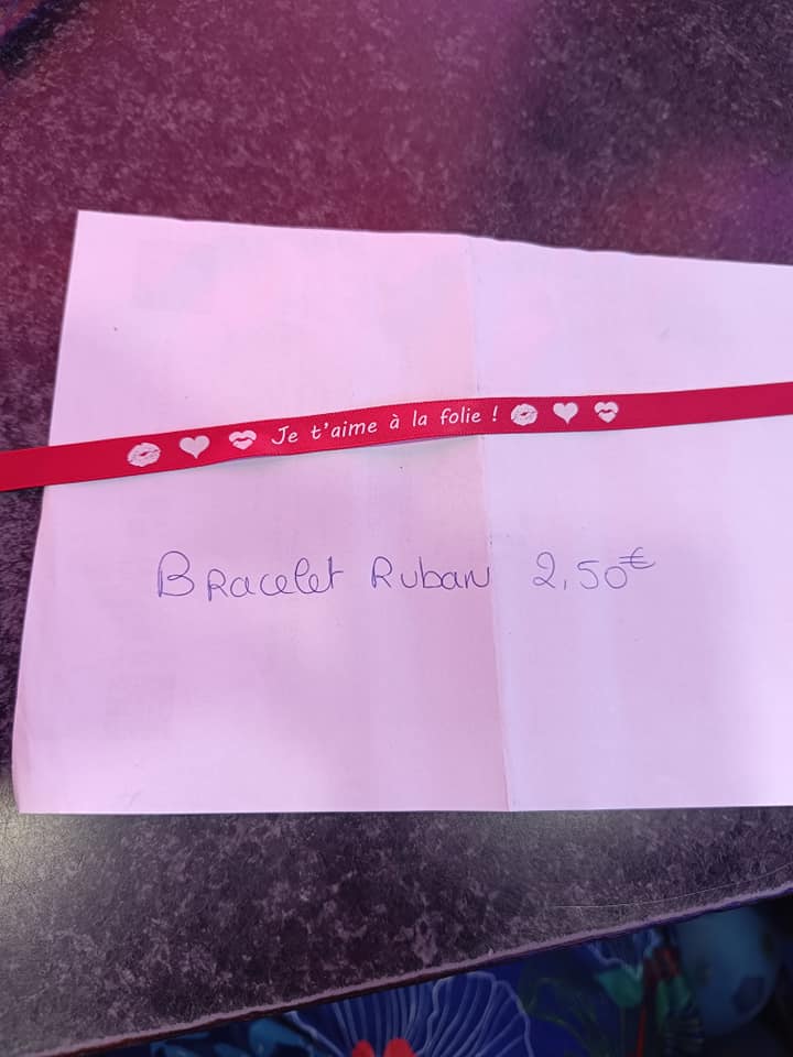Bracelet je t'aime a la folie