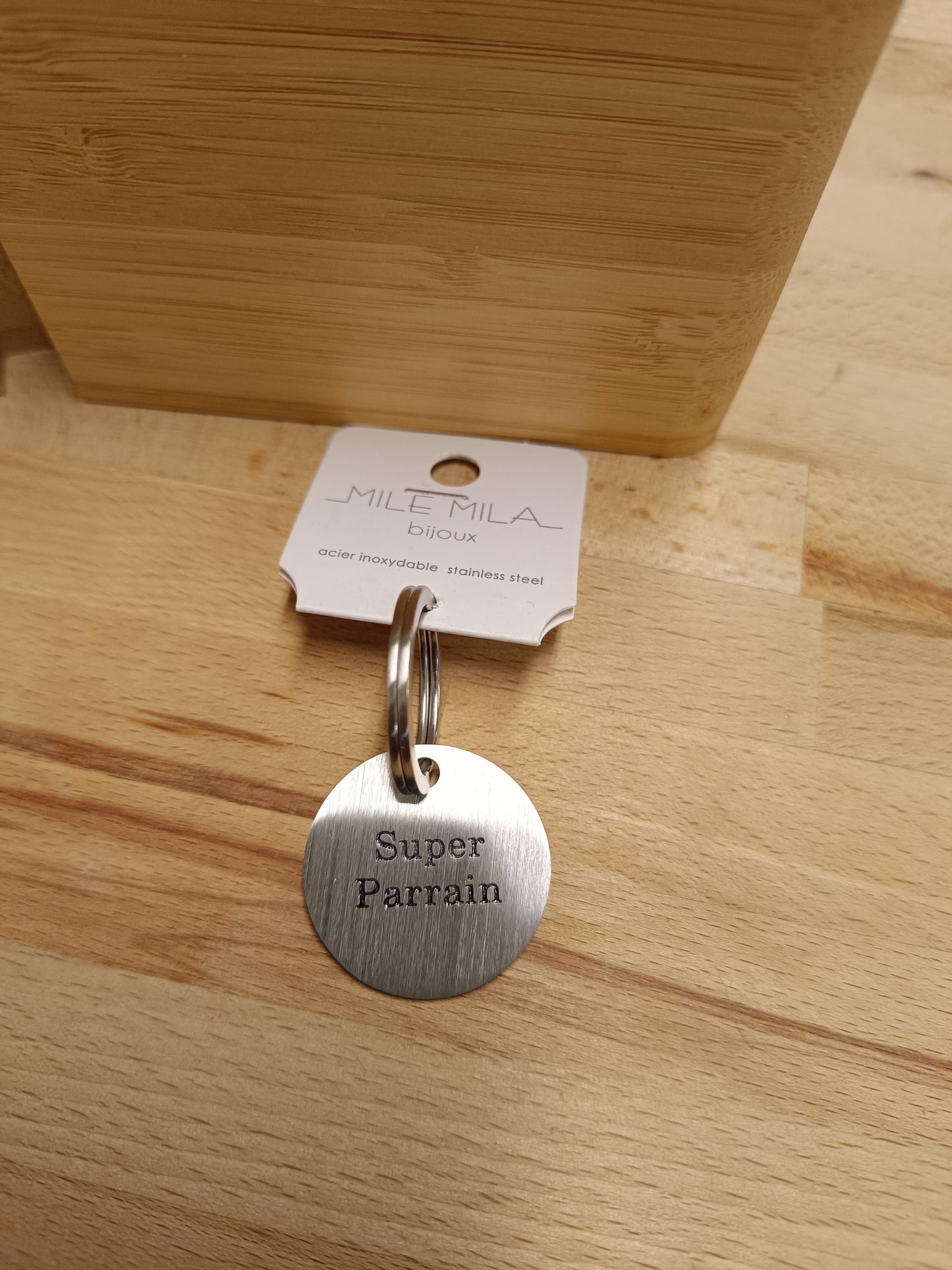 Porte clé super parrain