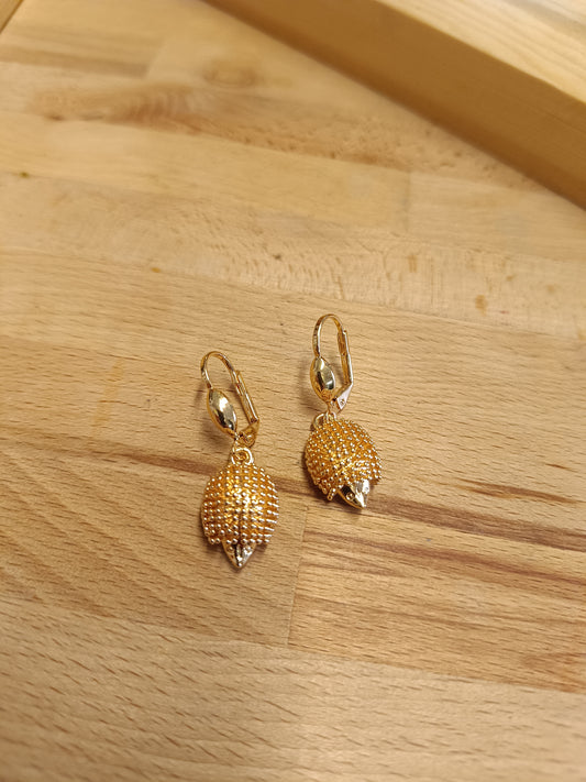 Boucle d'oreille hérisson