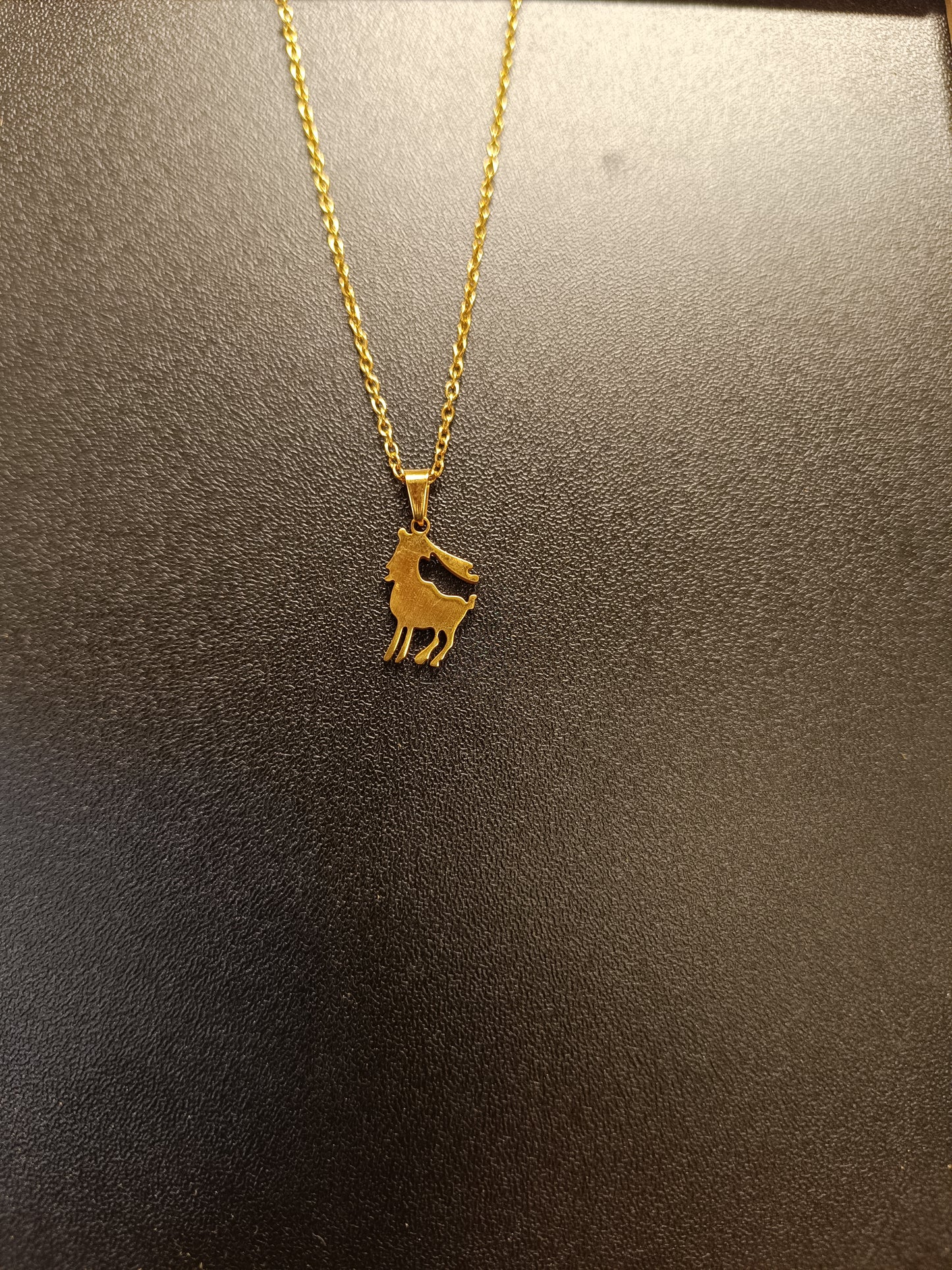 Collier signe capricorne