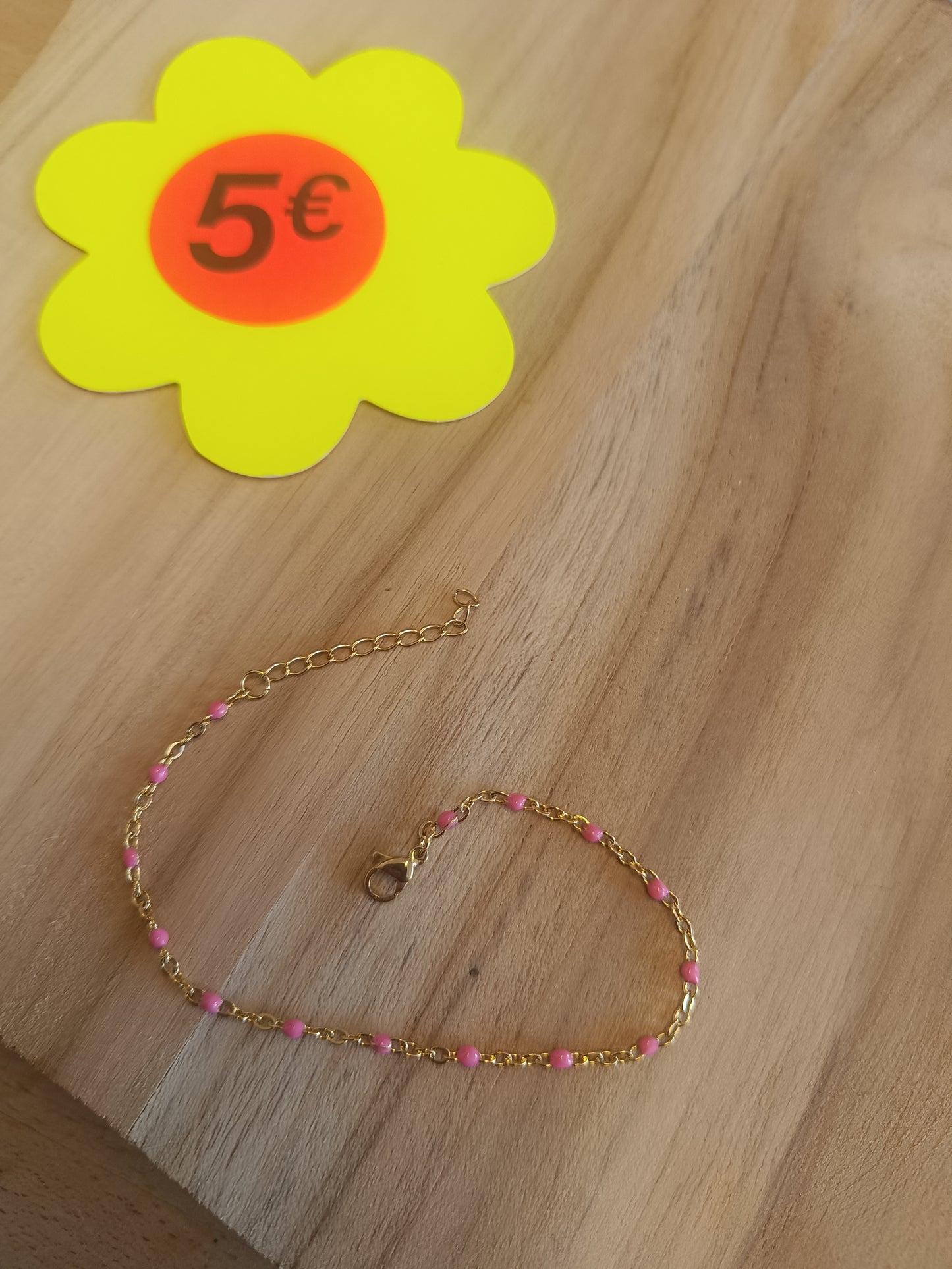 Bracelets perlé doré