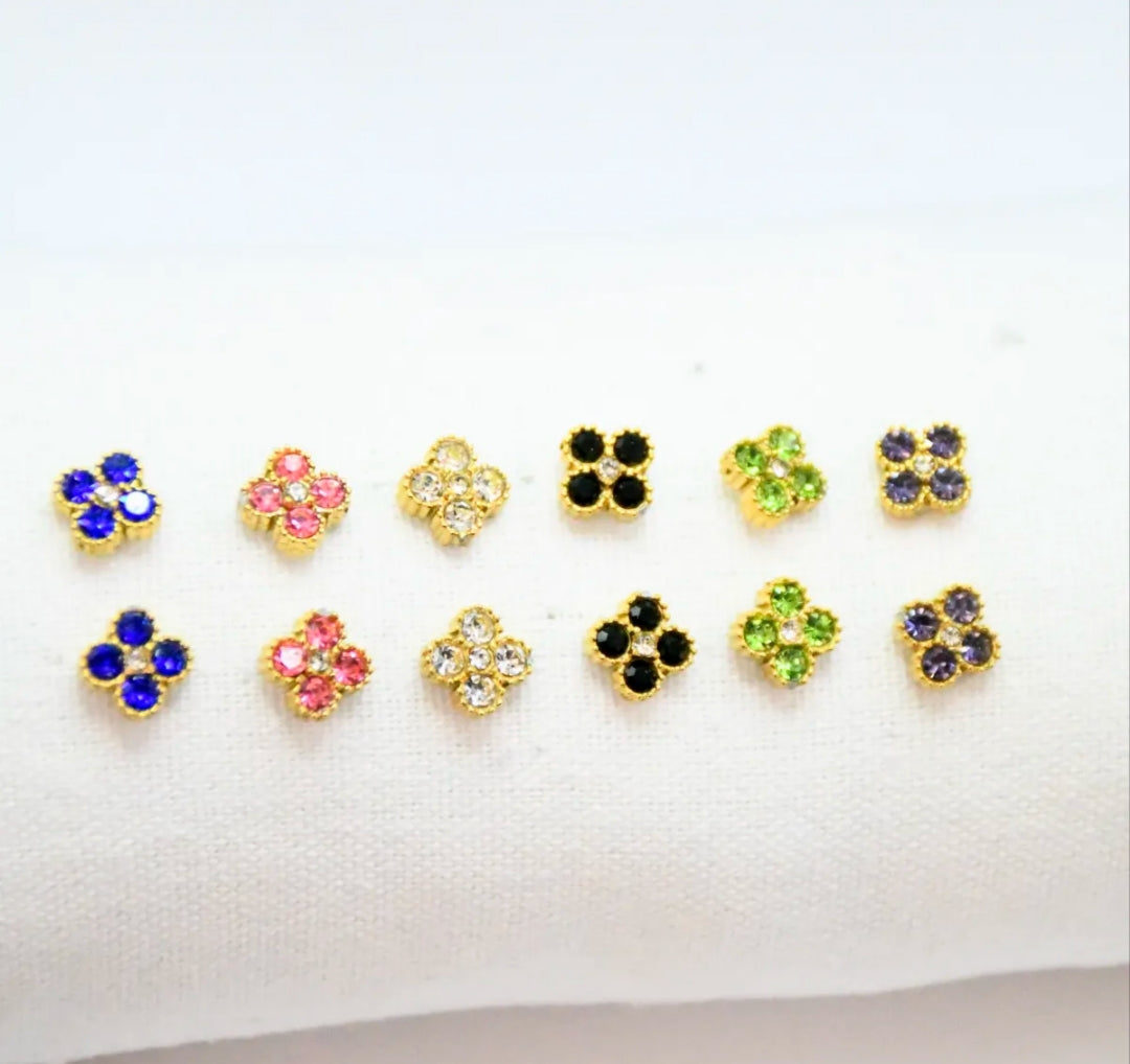 Boucles d'oreilles trèfles
