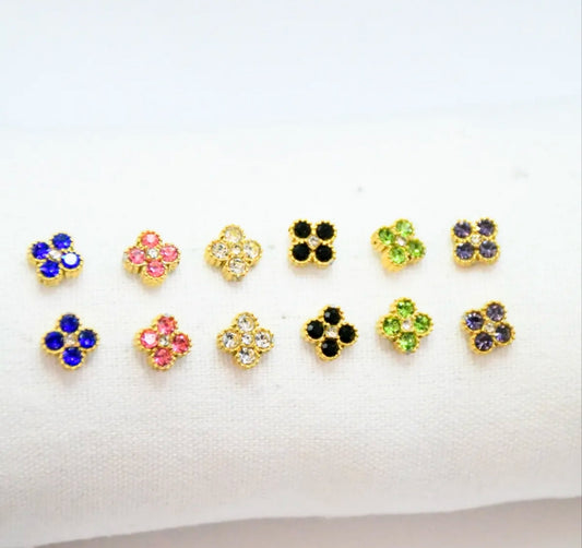 Boucles d'oreilles trèfles
