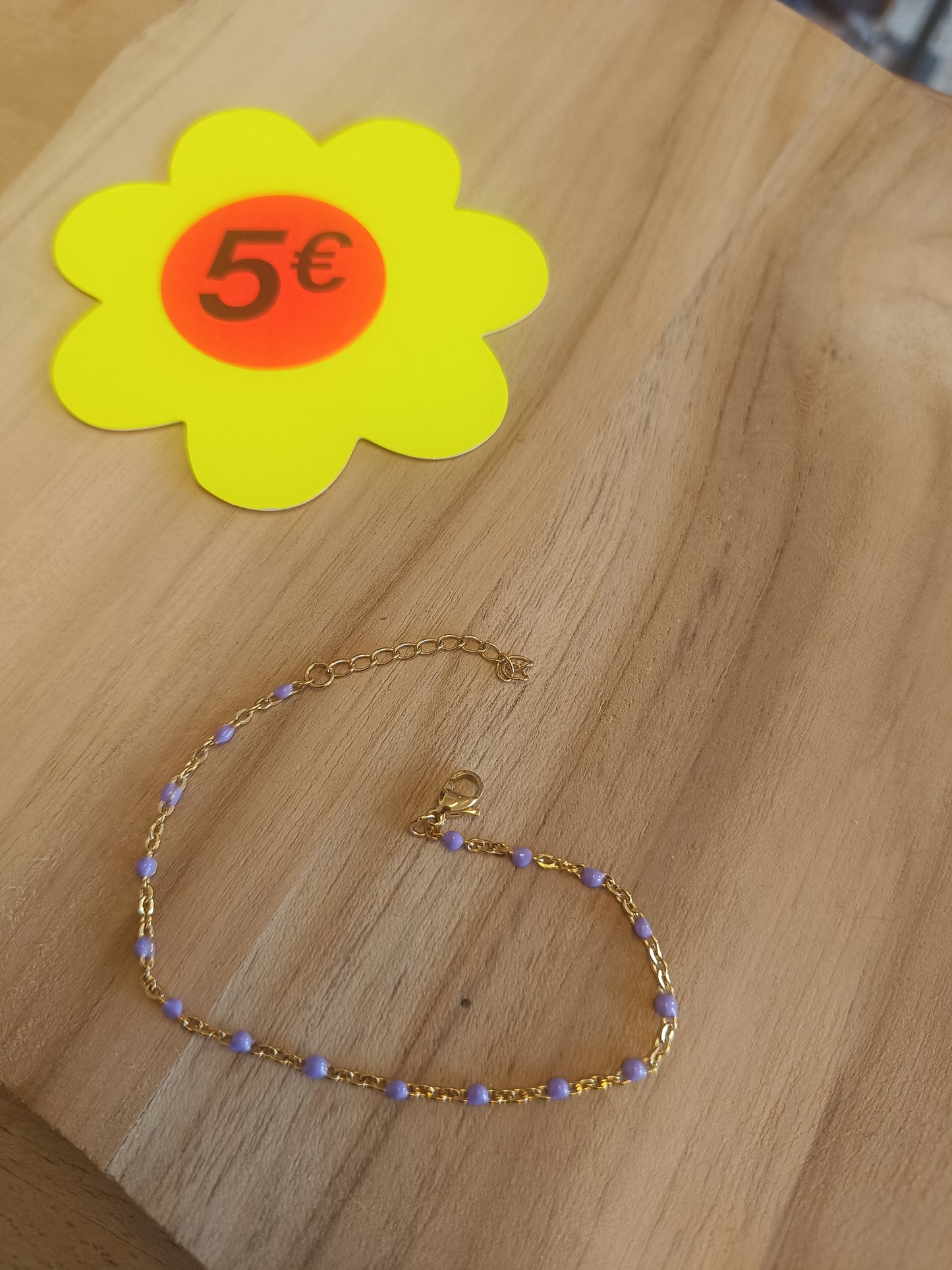 Bracelets perlé doré