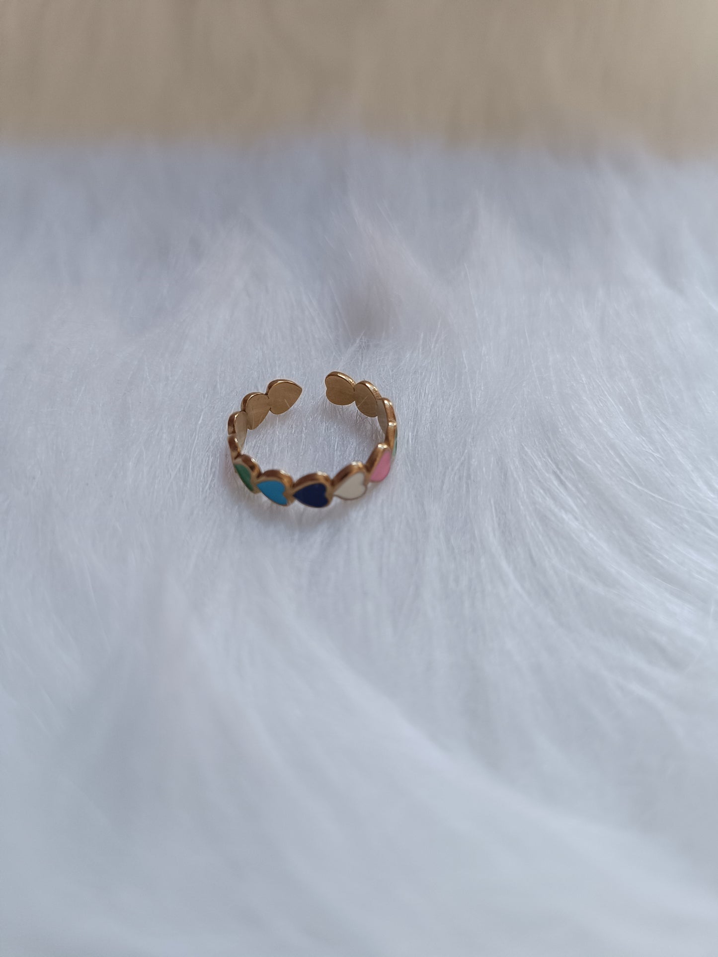 Bague  multi coeur