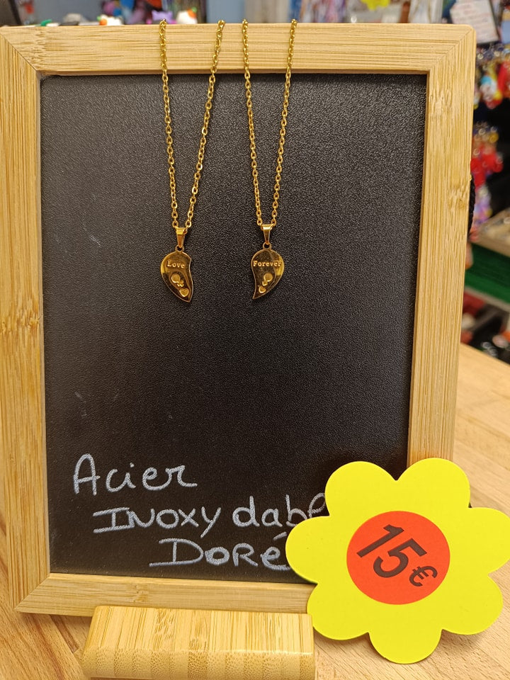 Bijoux coeur love forever