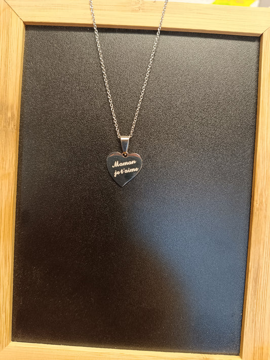 Collier "maman je t'aime "