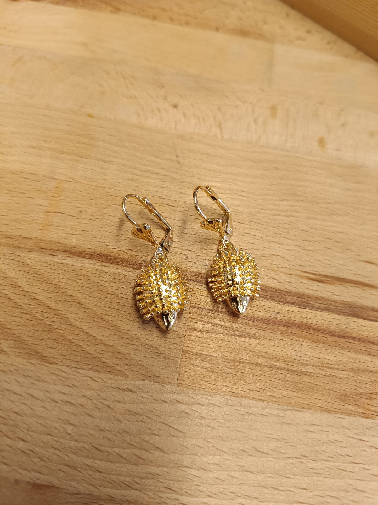 Boucles d'oreilles hérisson