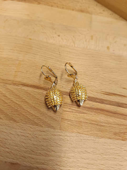 Boucles d'oreilles hérisson