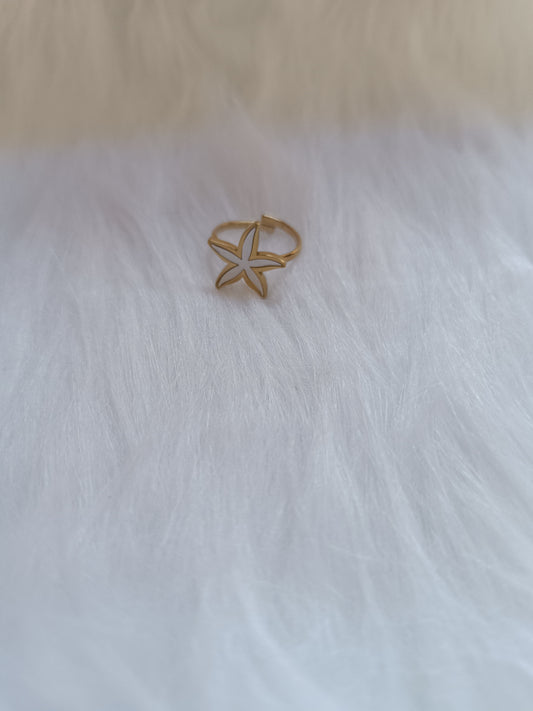 Bague étoile de mer