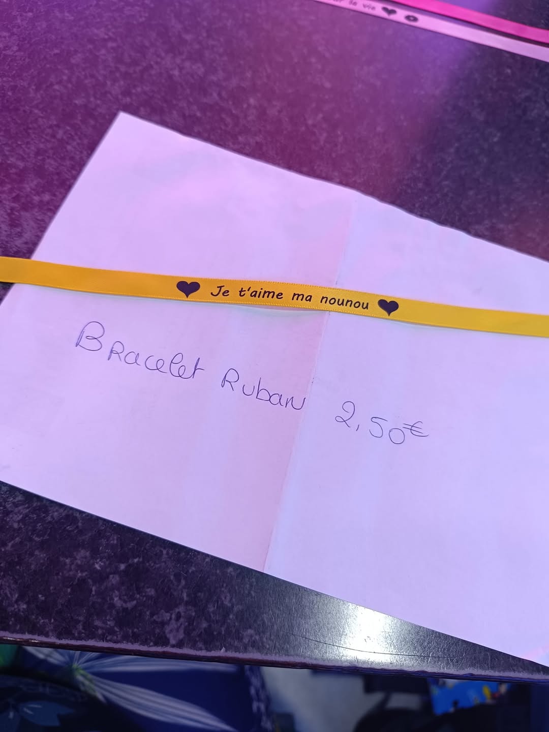 Bracelet je t'aime ma nounou