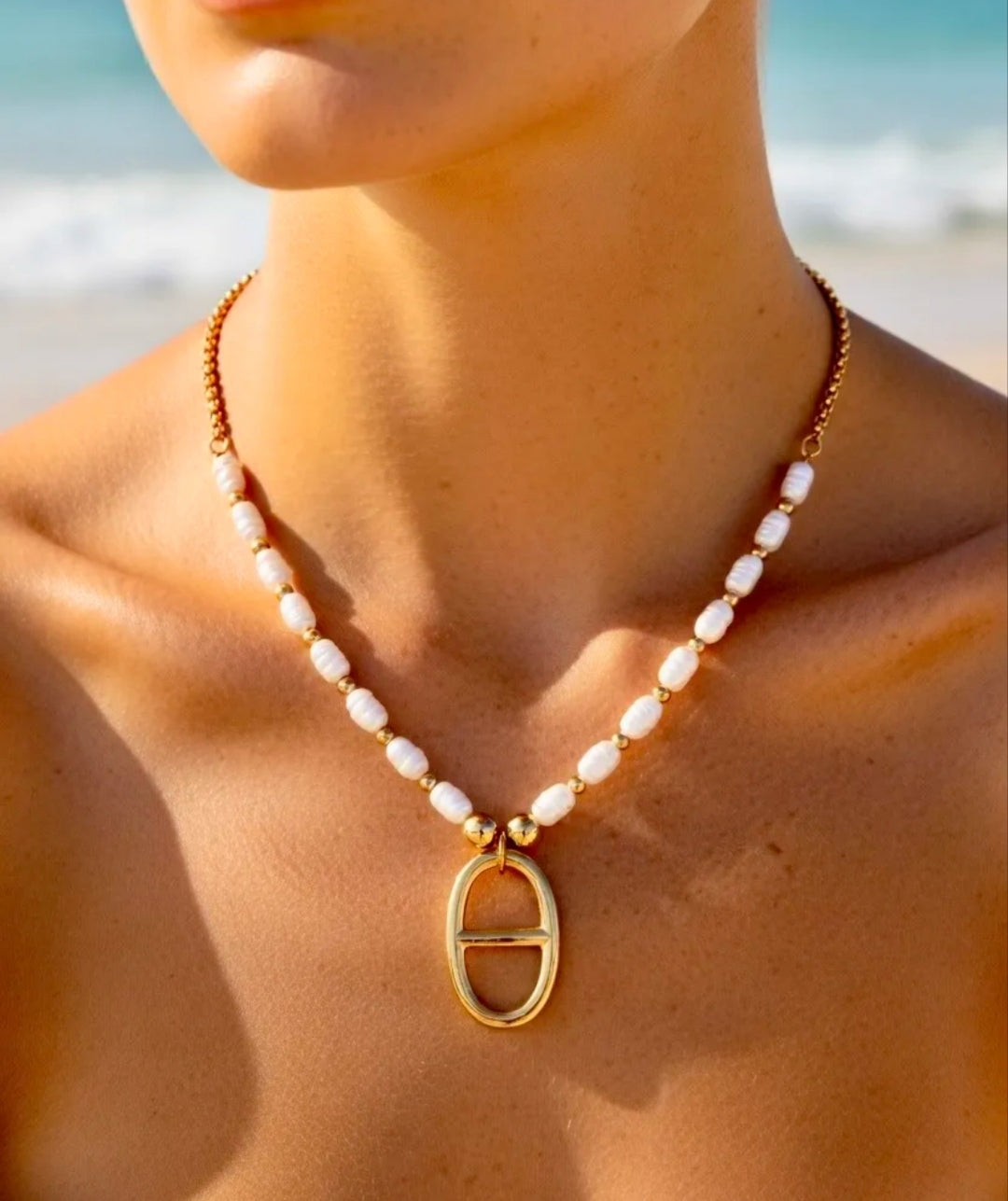 Collier nacré