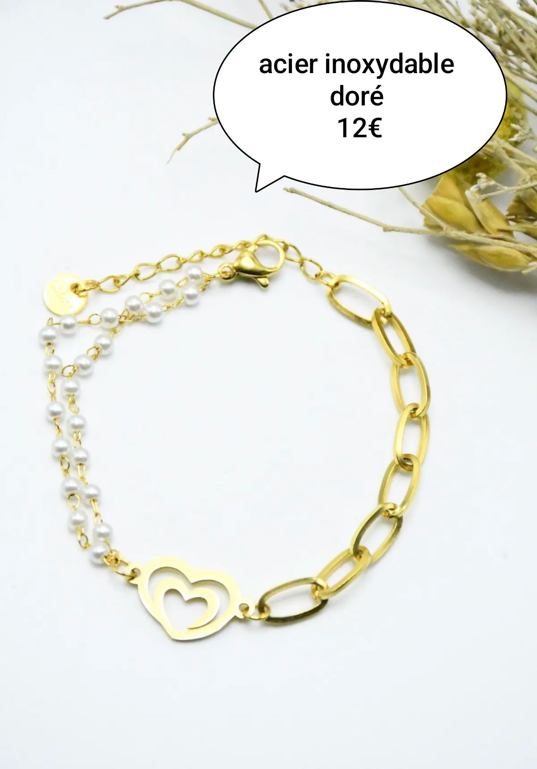 Bracelet coeur