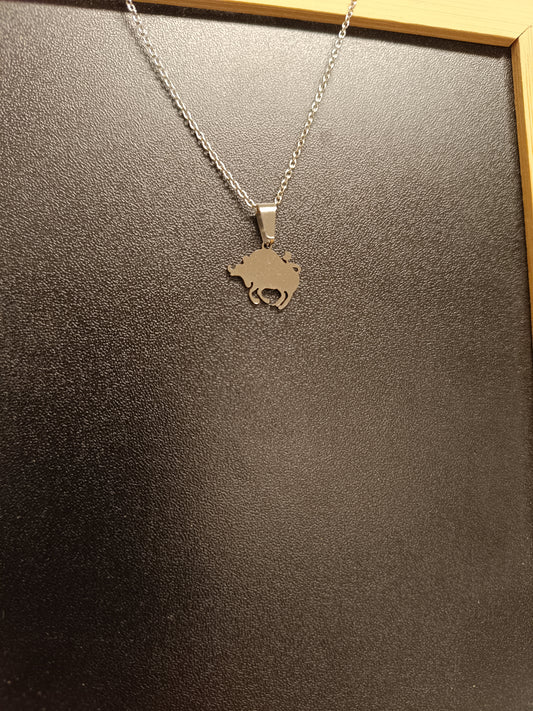 Collier signe taureau
