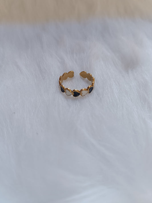Bague  multi coeur