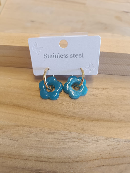 Boucles d'oreilles turquoise