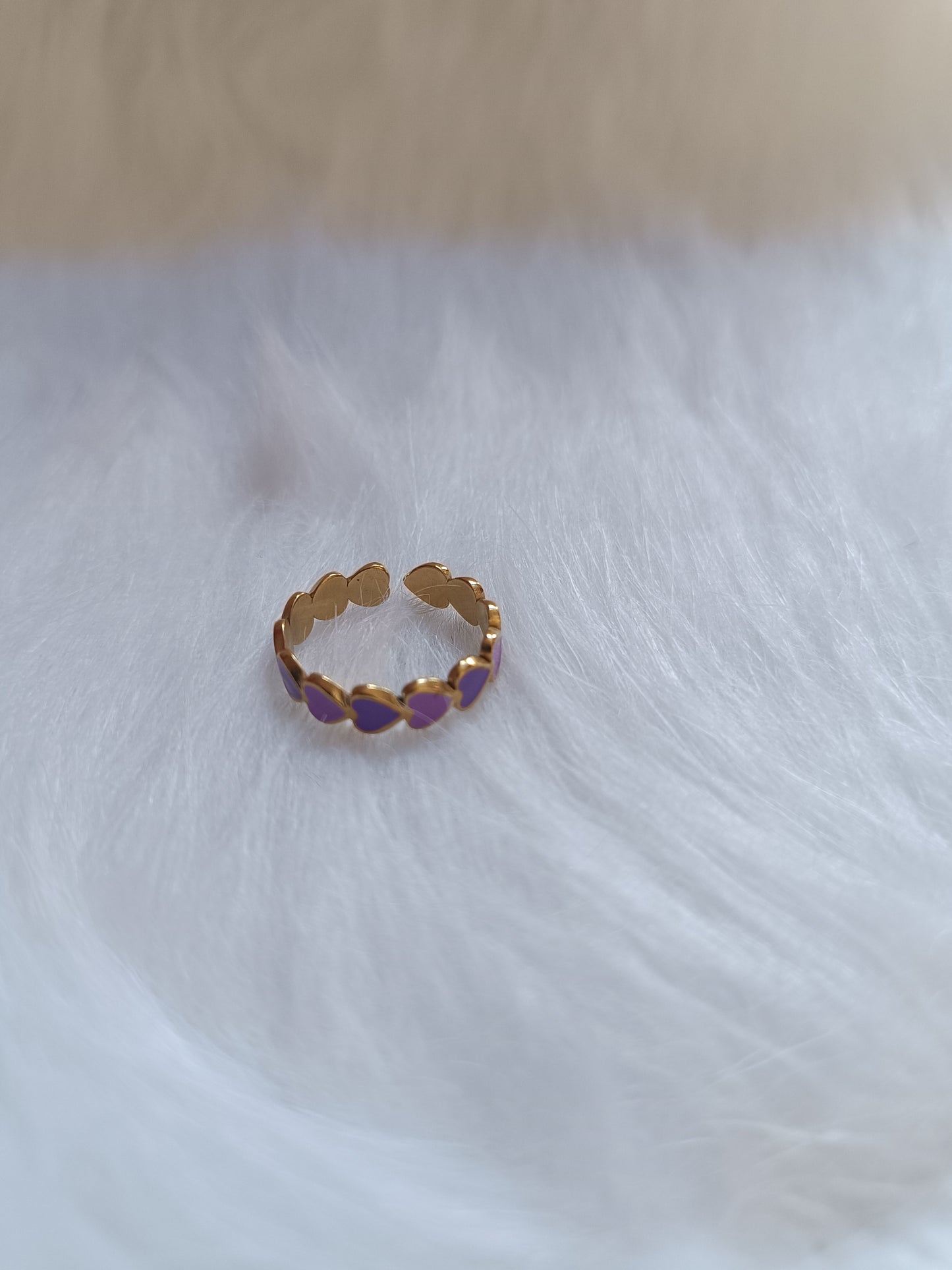 Bague  multi coeur