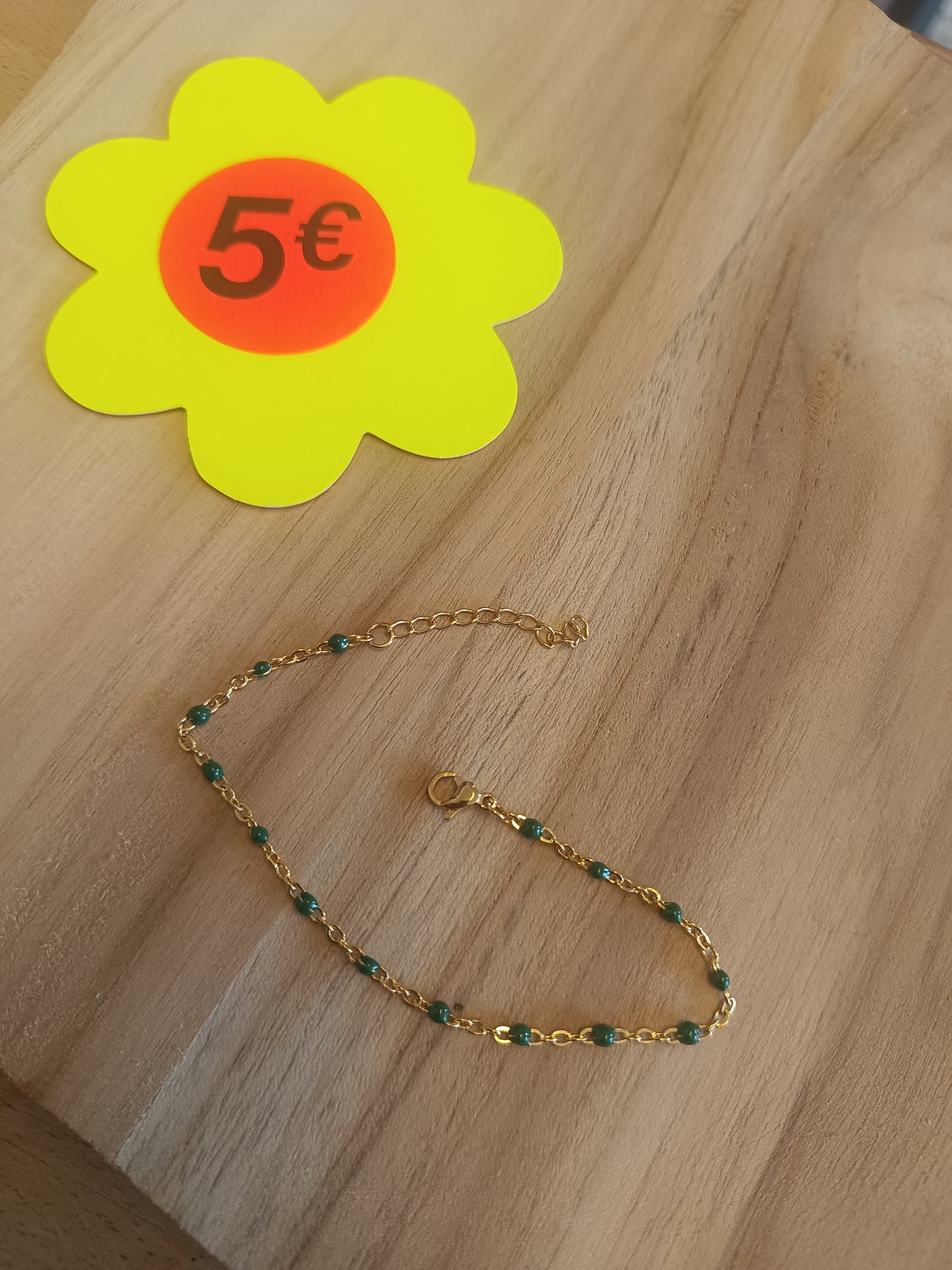 Bracelets perlé doré