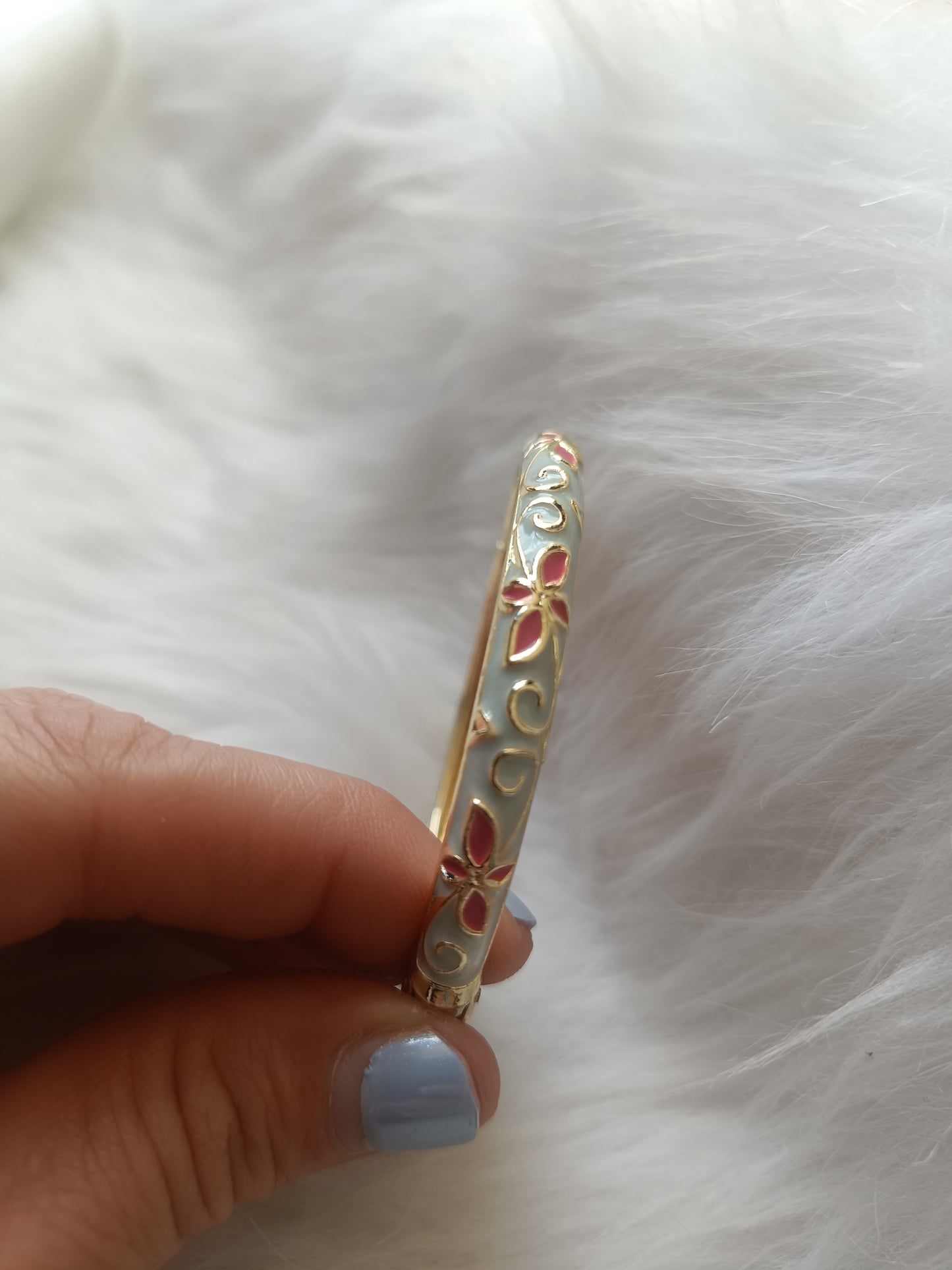 Joncs Thaïlandais fleurs sans strass