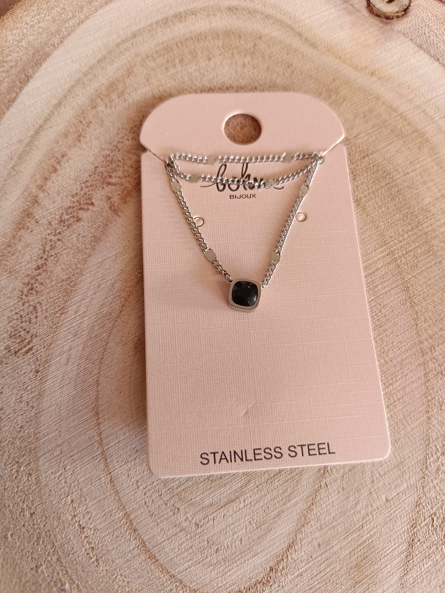 Collier avec cristaux de Swarovski
